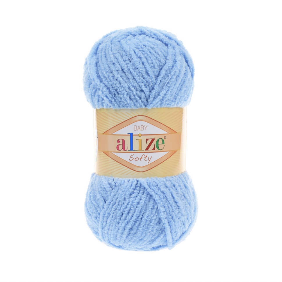 Пряжа Softy 40 Голубой Alize 