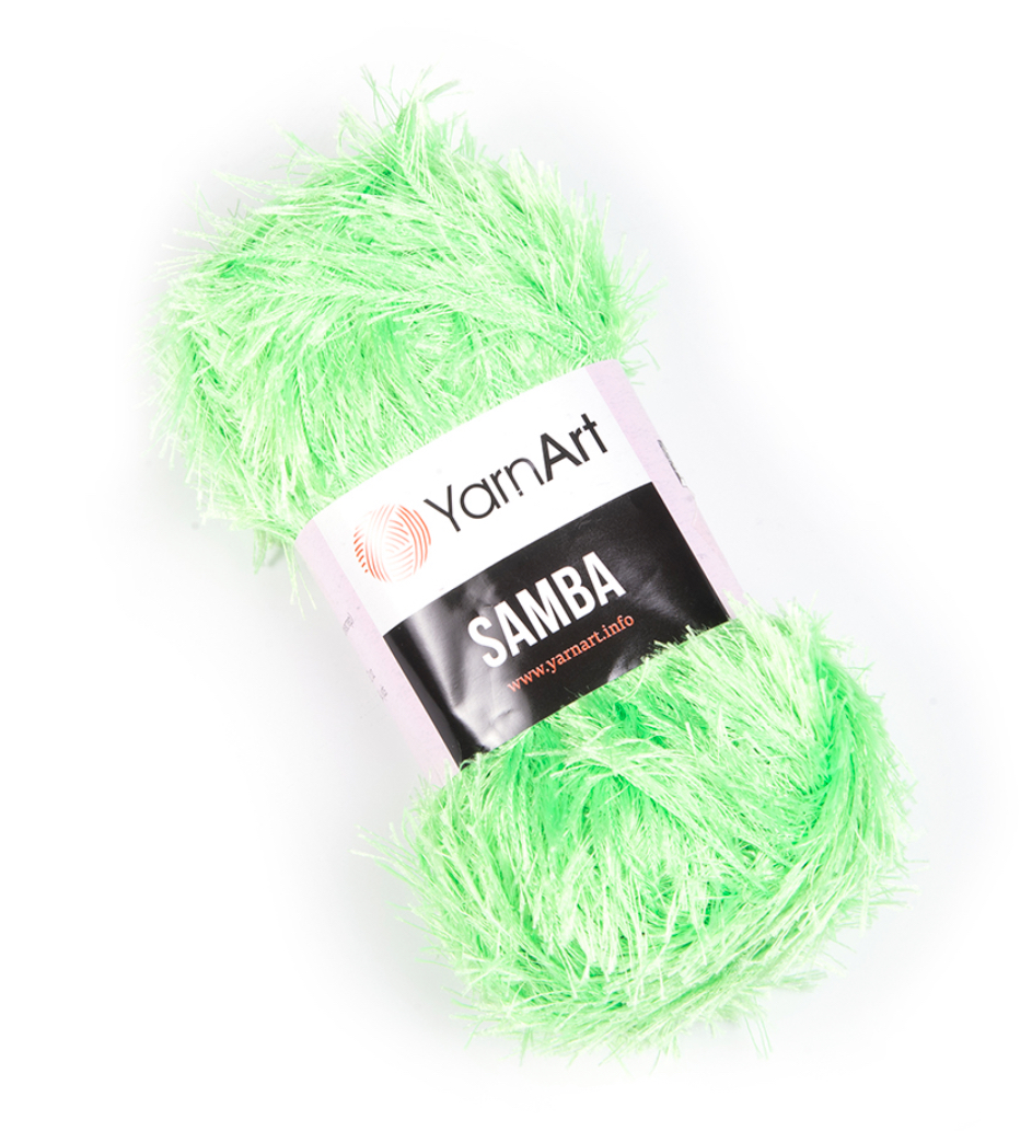 Пряжа Samba 09 Салатовый Yarnart 