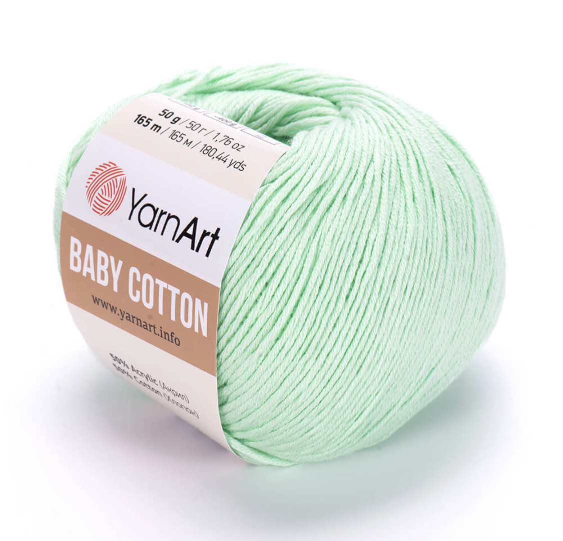 Пряжа Baby Cotton 435 Весна Yarnart 