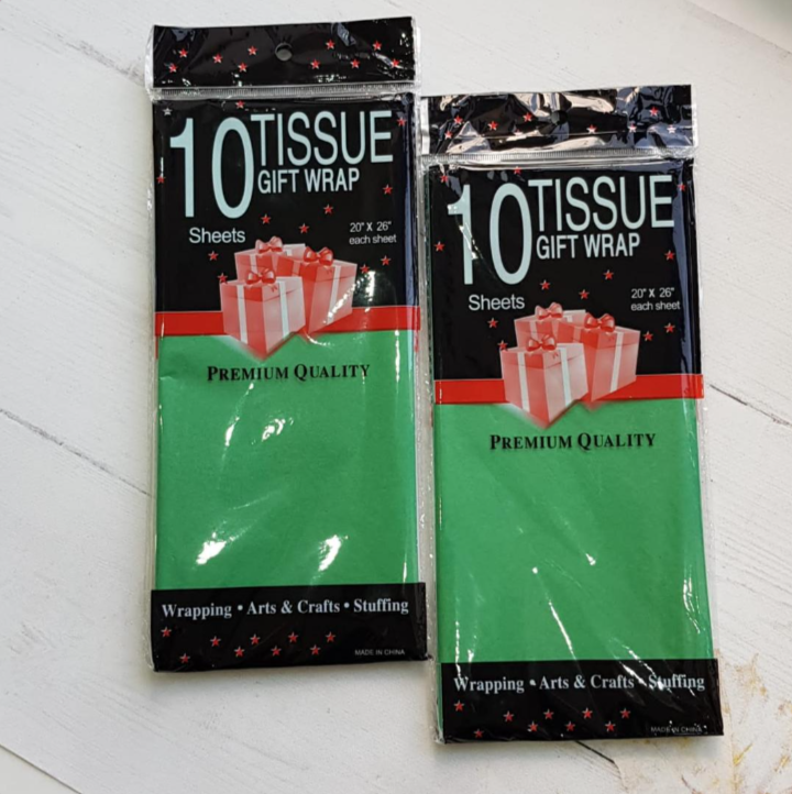 Бумага Тишью Зеленый