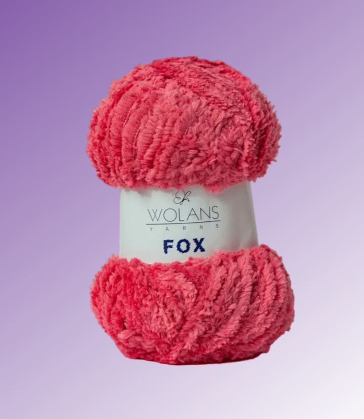 Пряжа Fox 51 Темно-розовый Wolans 