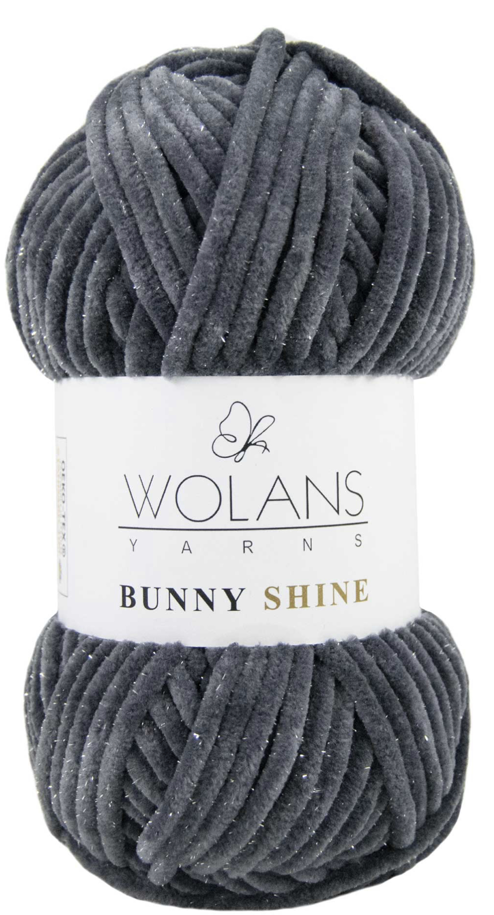 Пряжа Bunny Shine 820-09 Серый Wolans 