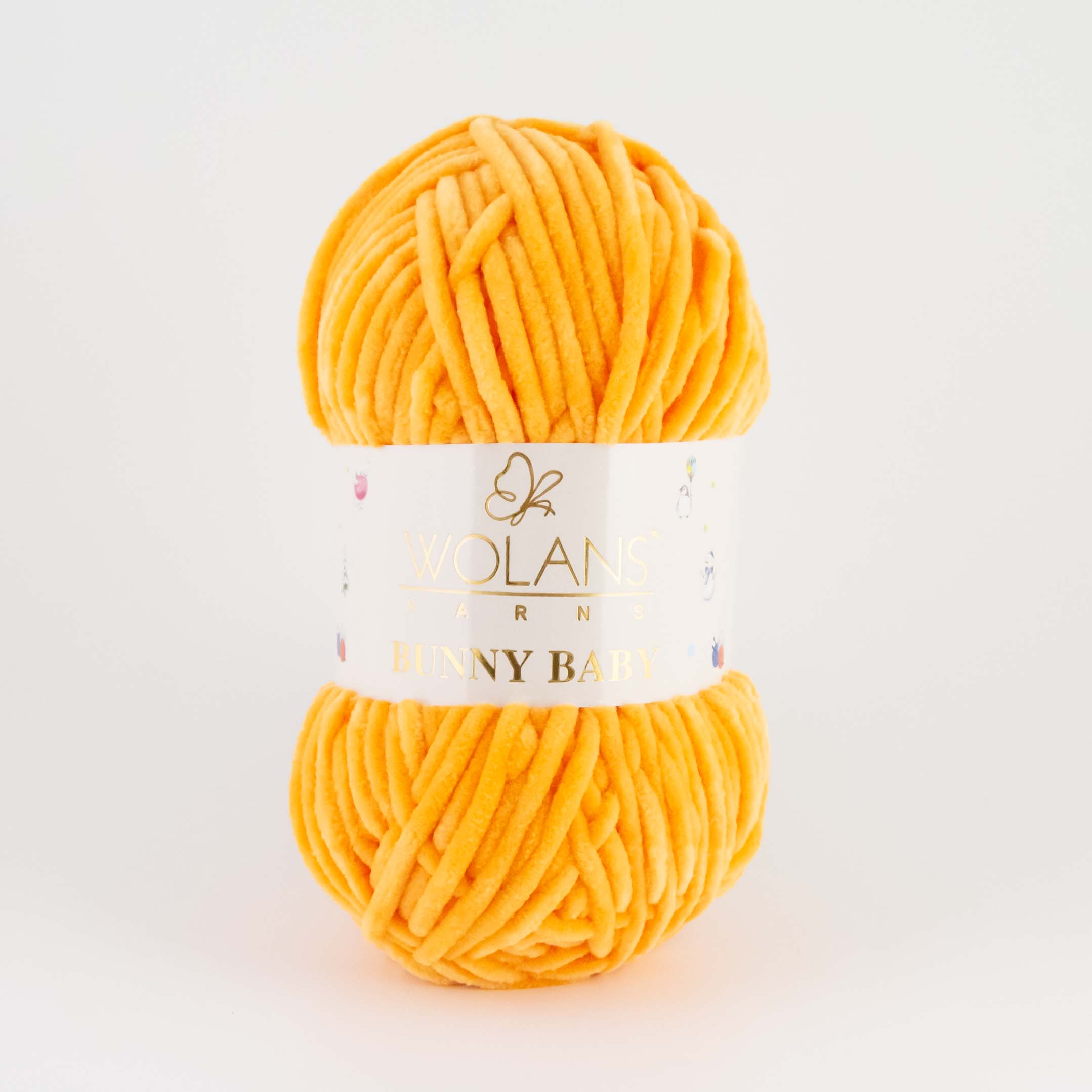 Пряжа Bunny Baby 10043 Рыжий Wolans 