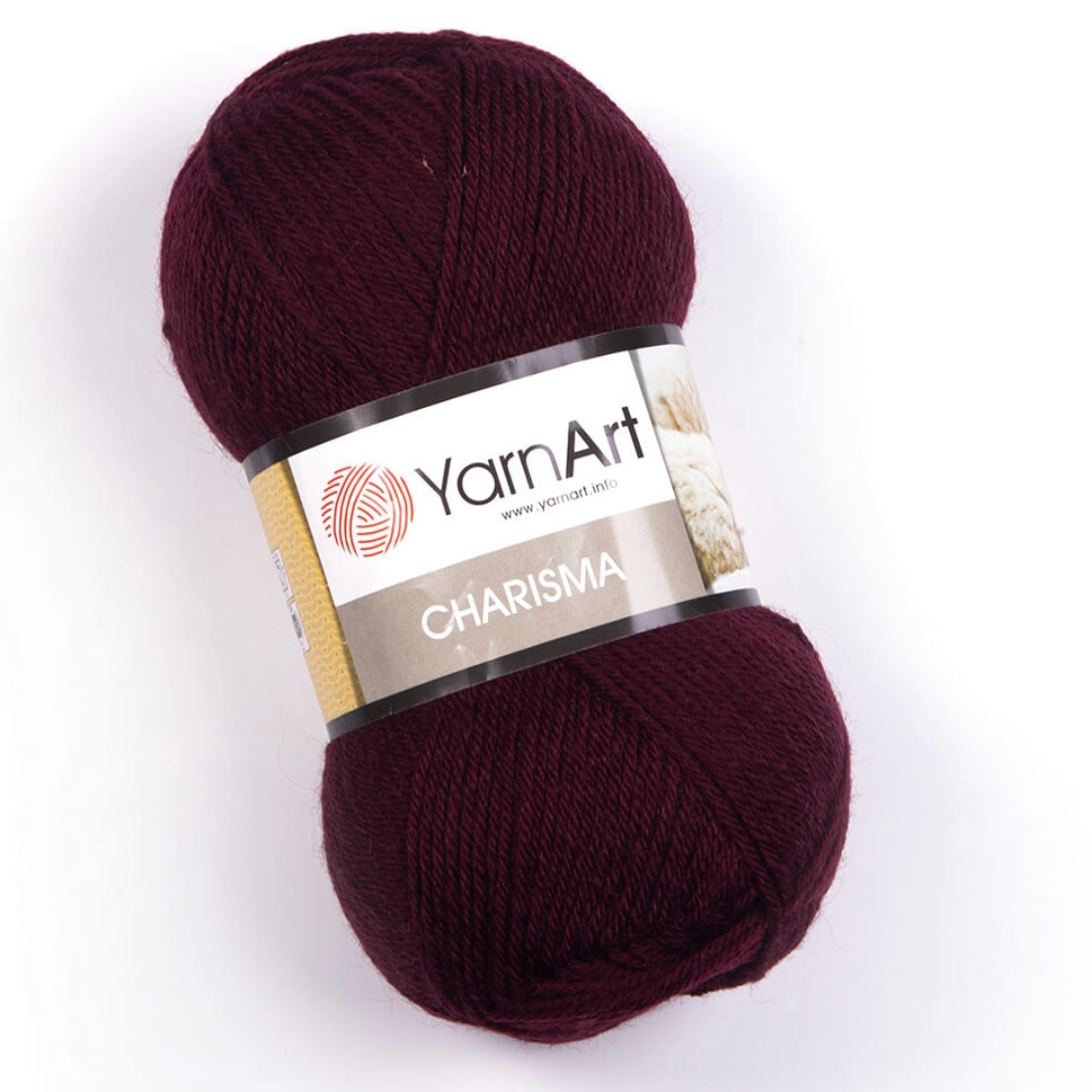 Пряжа Charisma 577 Бордовый Yarnart 