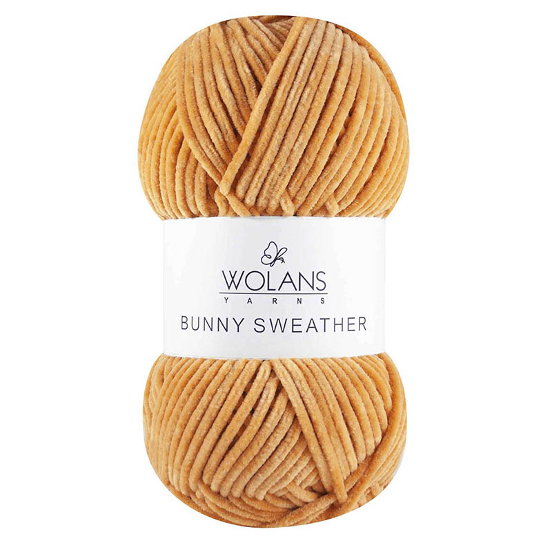 Пряжа Bunny Sweather 30037 Горчица Wolans 