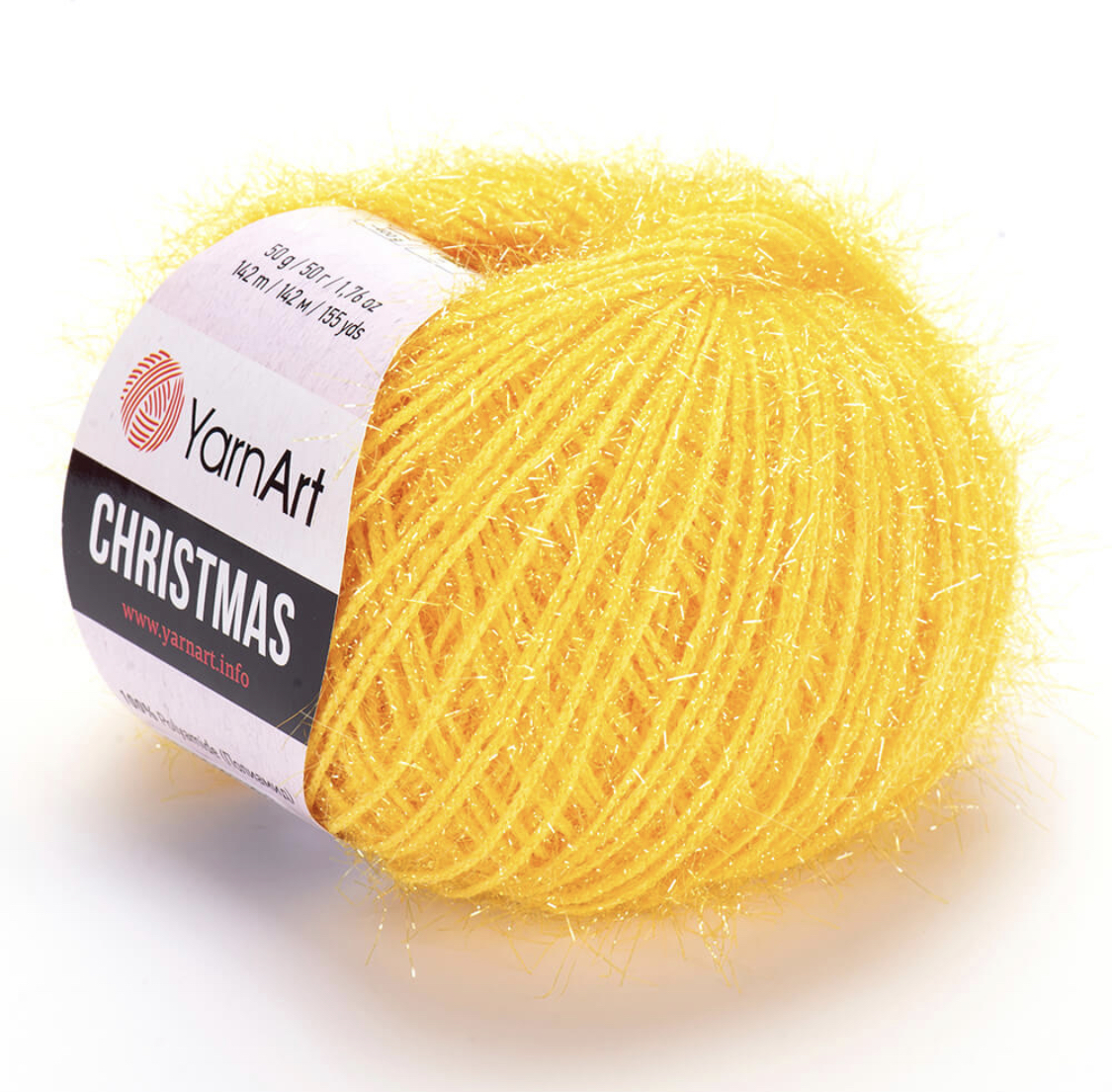 Пряжа Christmas 32 Желтый Yarnart 