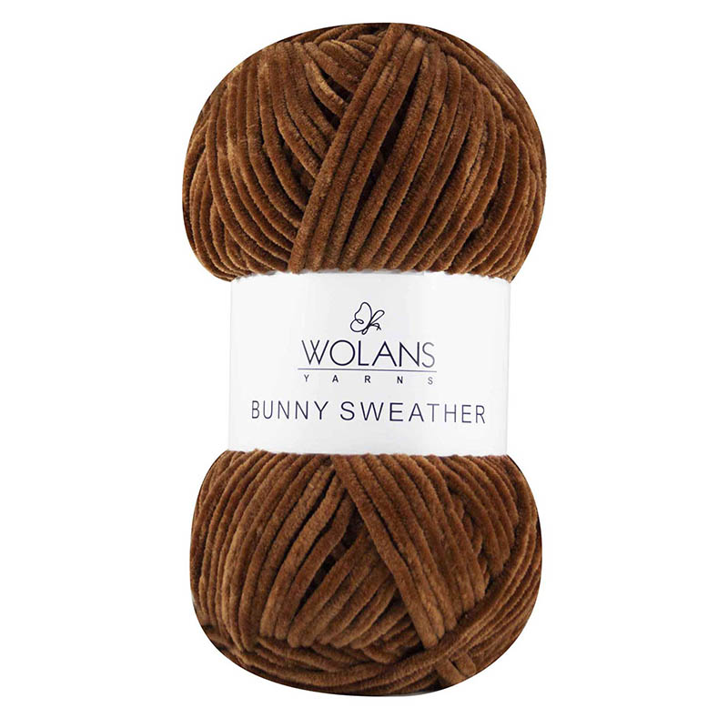 Пряжа Bunny Sweather 30019 Коричневый Wolans 