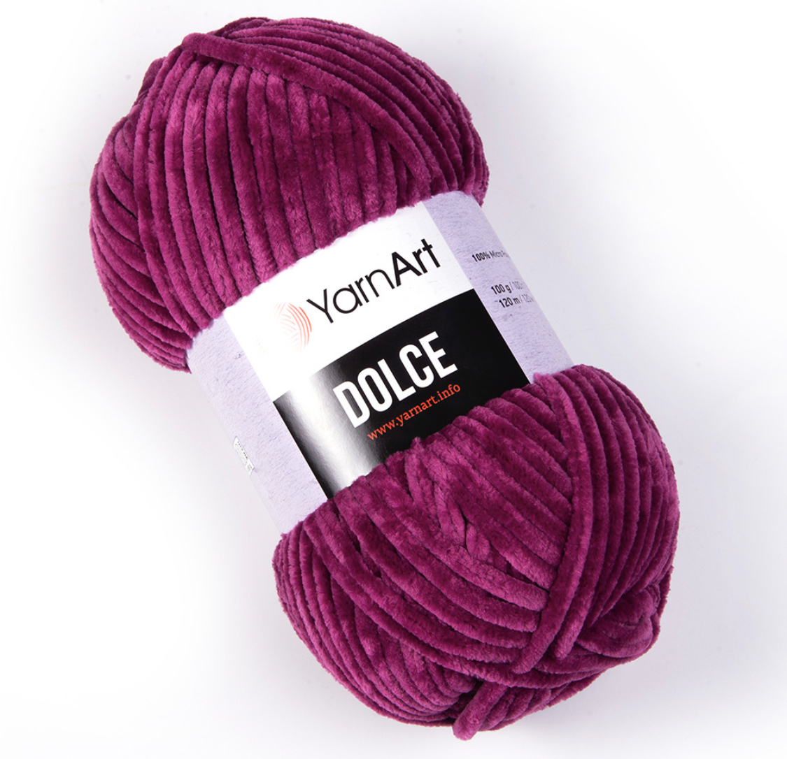 Пряжа Dolce 766 Слива Yarnart 