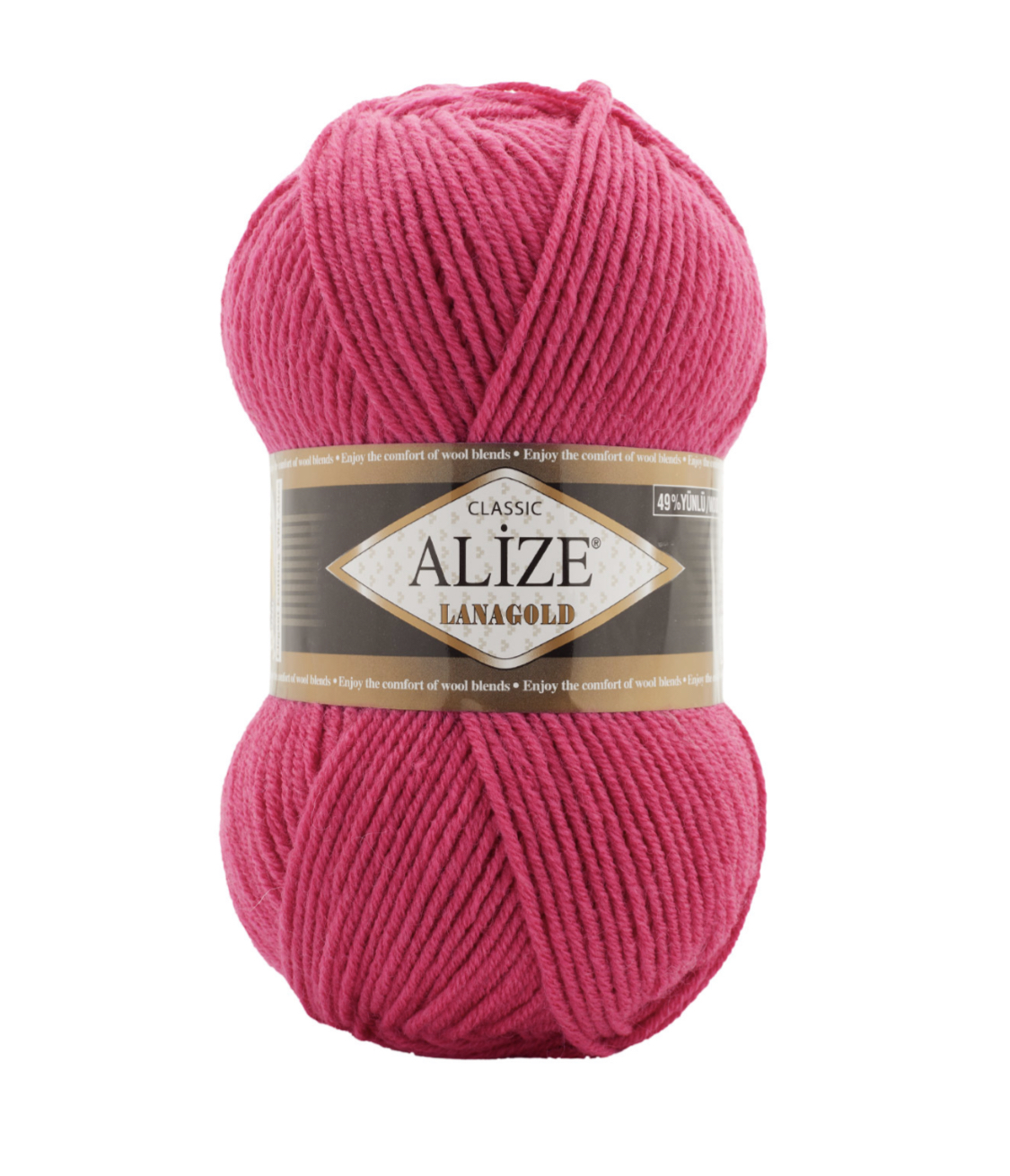 Пряжа LanaGold 851 Сиреневый Alize 