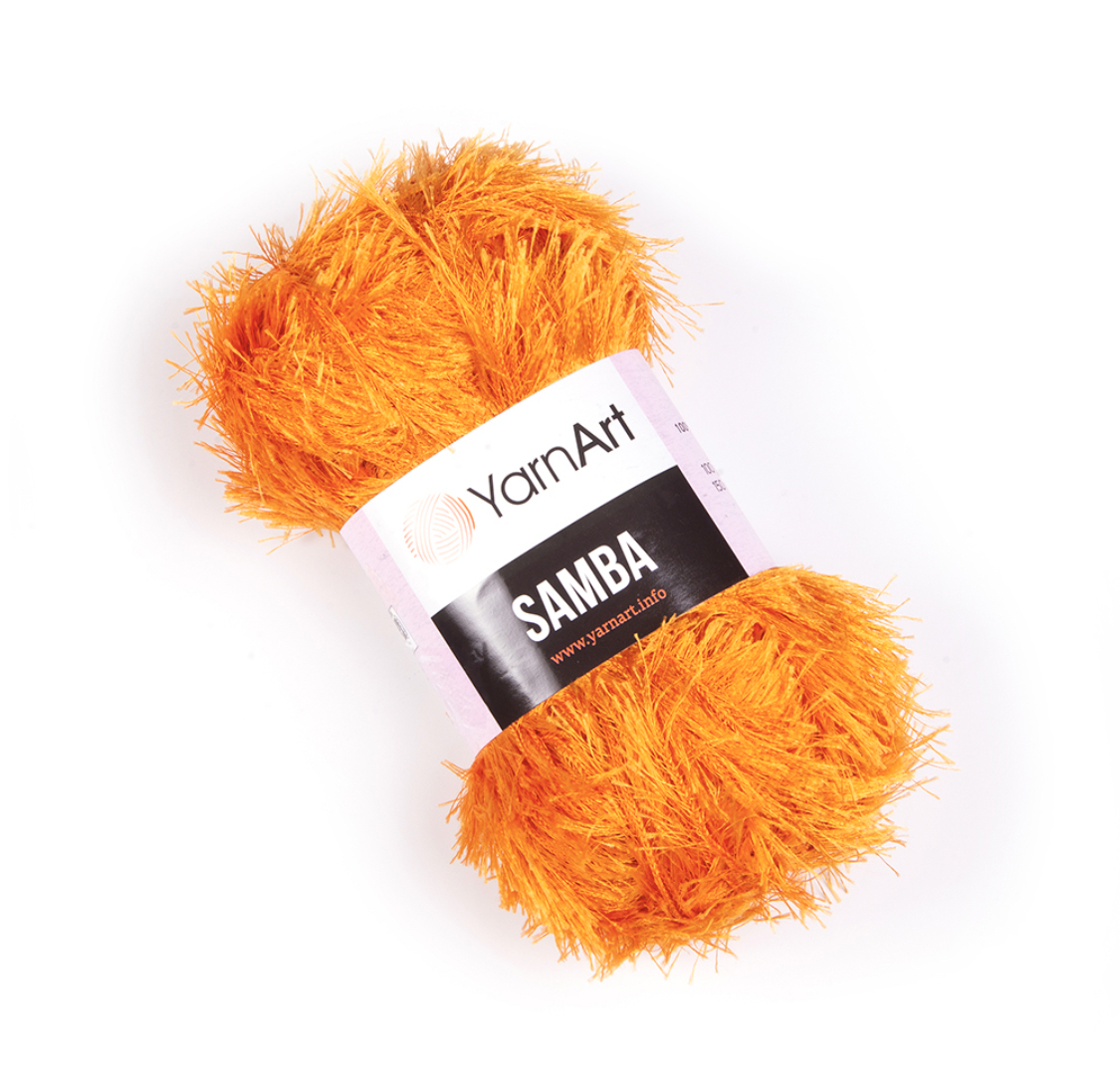 Пряжа Samba 46 Светло-рыжий Yarnart 