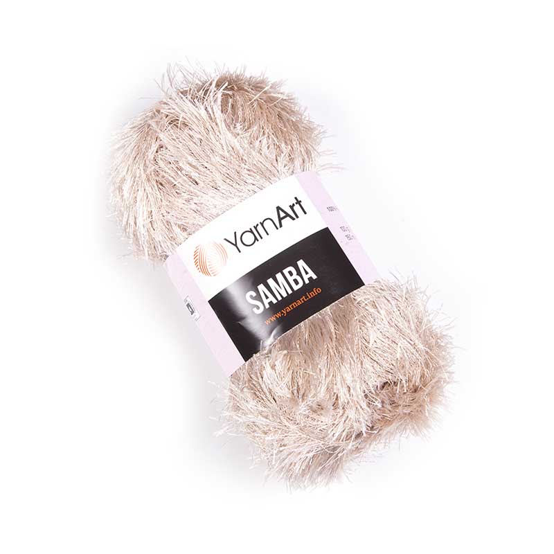 Пряжа Samba 04 Светло-бежевый Yarnart 