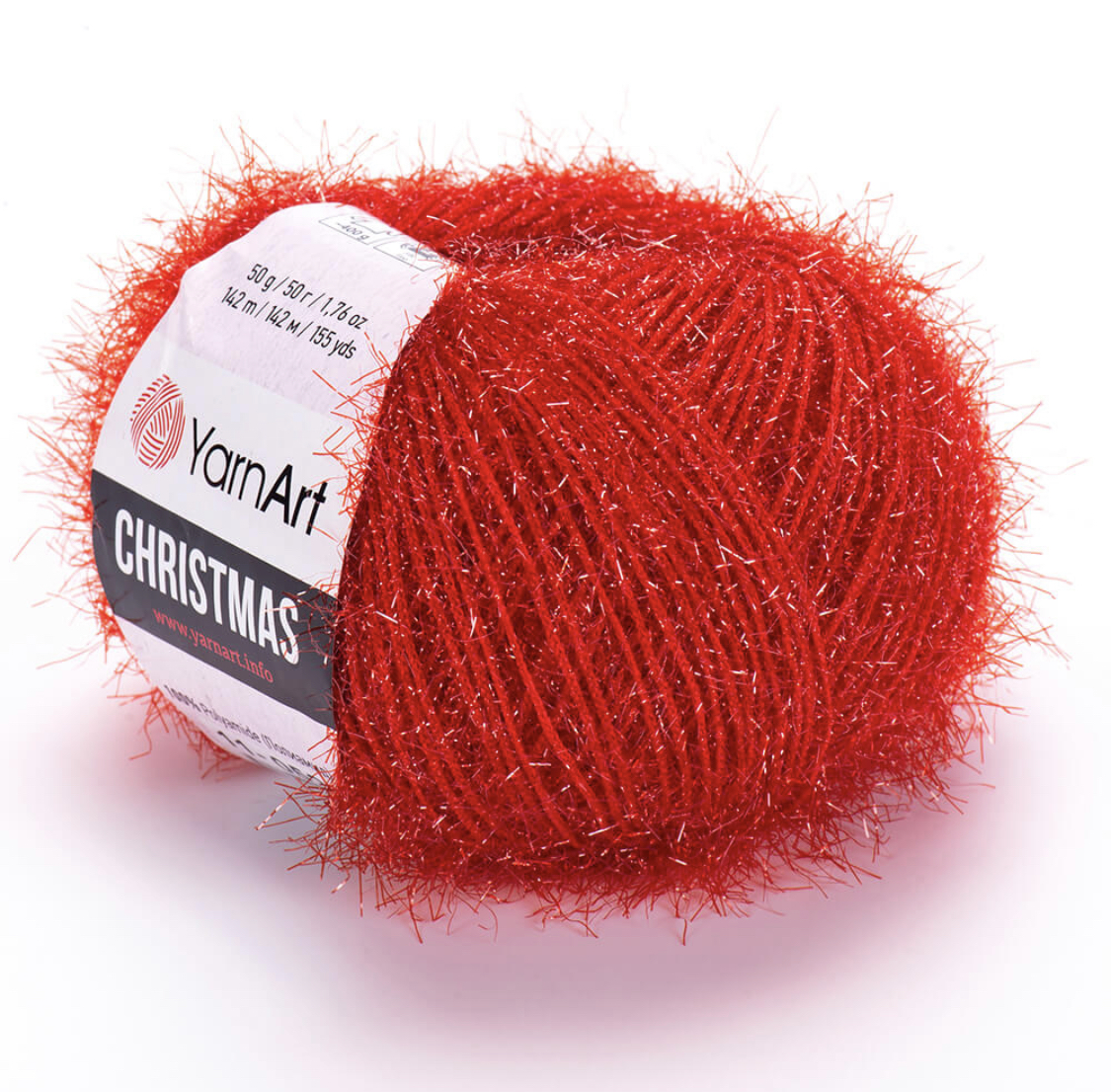 Пряжа Christmas 11 Красный Yarnart 