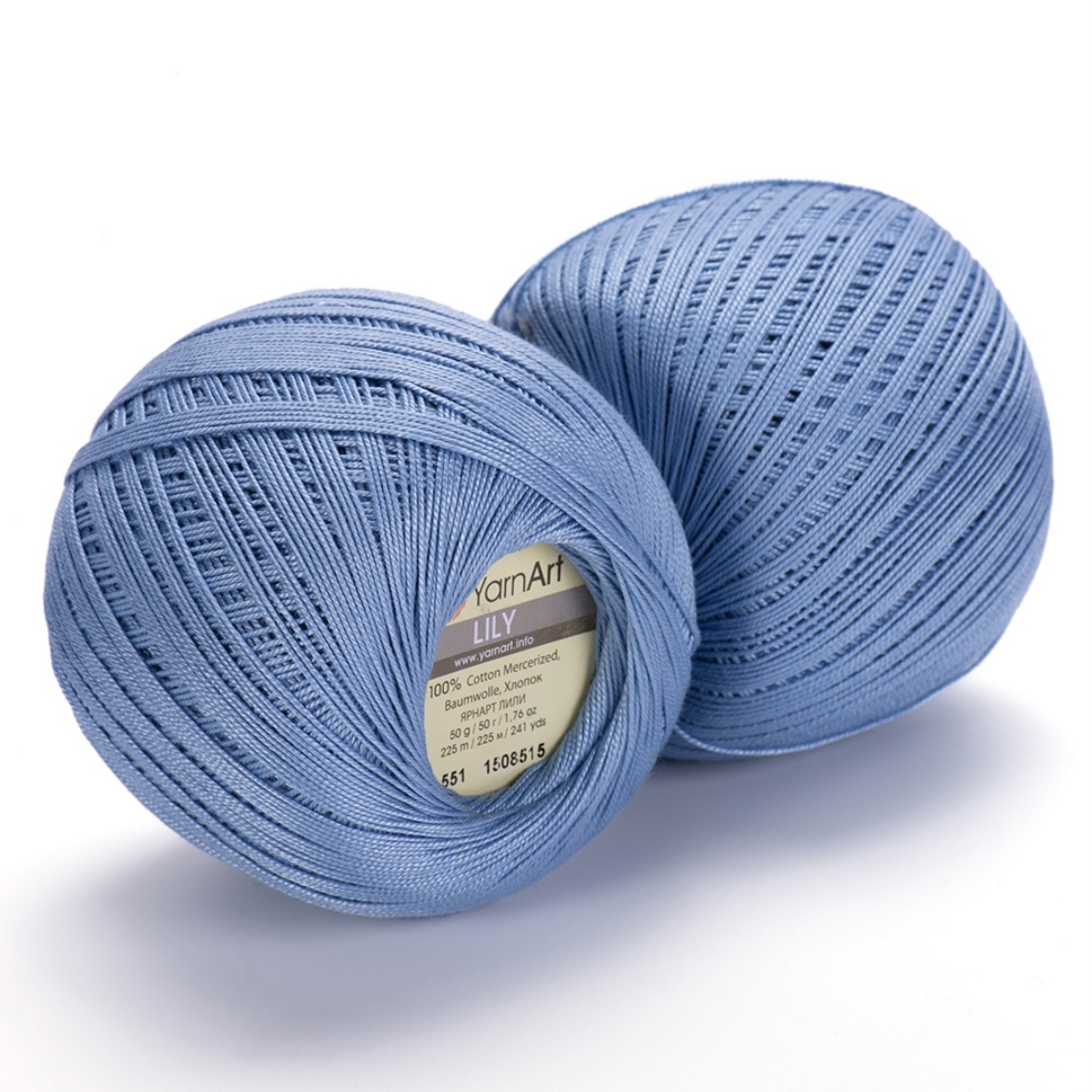 Пряжа Lily 0551 Джинс Yarnart 