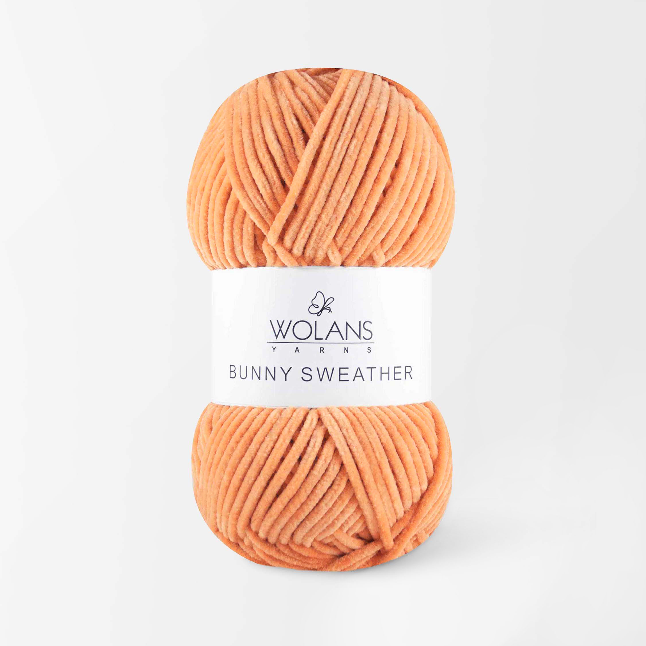 Пряжа Bunny Sweather 30043 Рыжий Wolans 