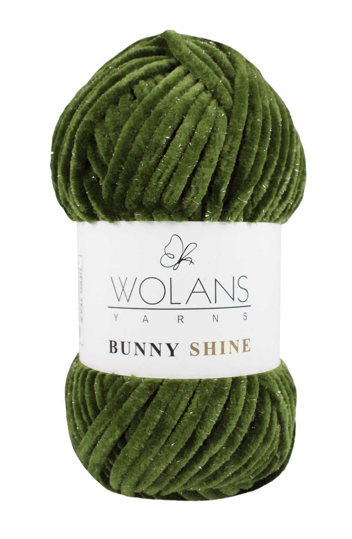 Пряжа Bunny Shine 820-32 Темно-зеленый Wolans 