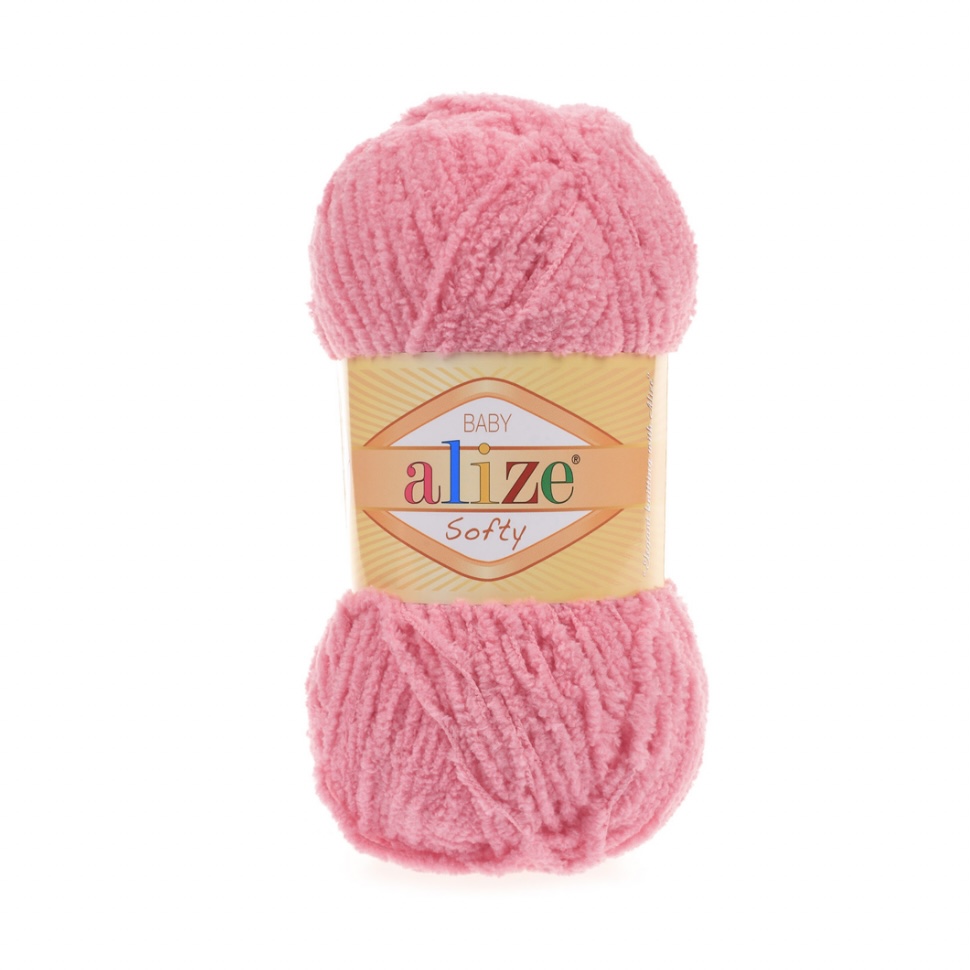 Пряжа Softy 265 Розовый лепесток Alize 