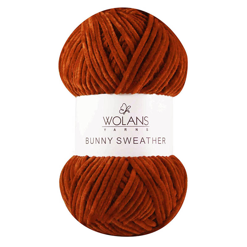 Пряжа Bunny Sweather 30027 Терракотовый Wolans 
