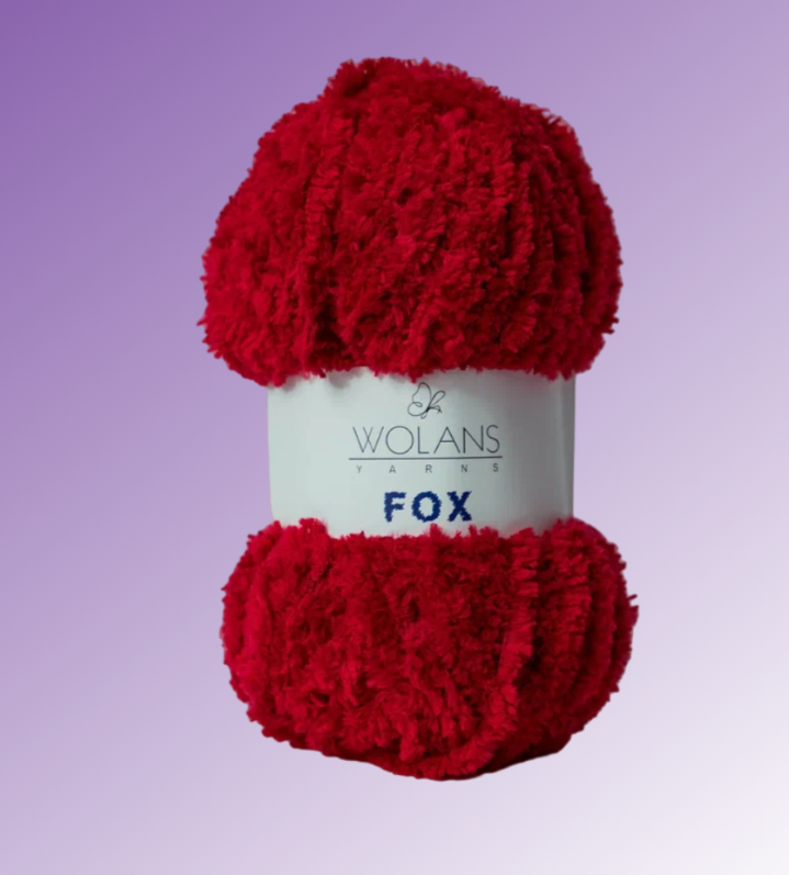 Пряжа Fox 20 Бордовый Wolans 
