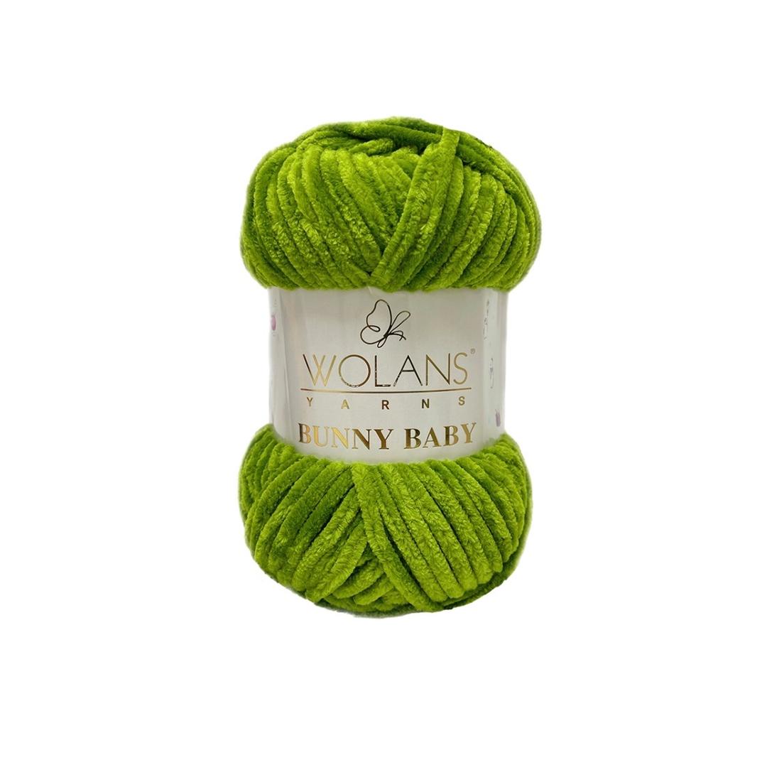 Пряжа Bunny Baby 10069 Фисташка Wolans 