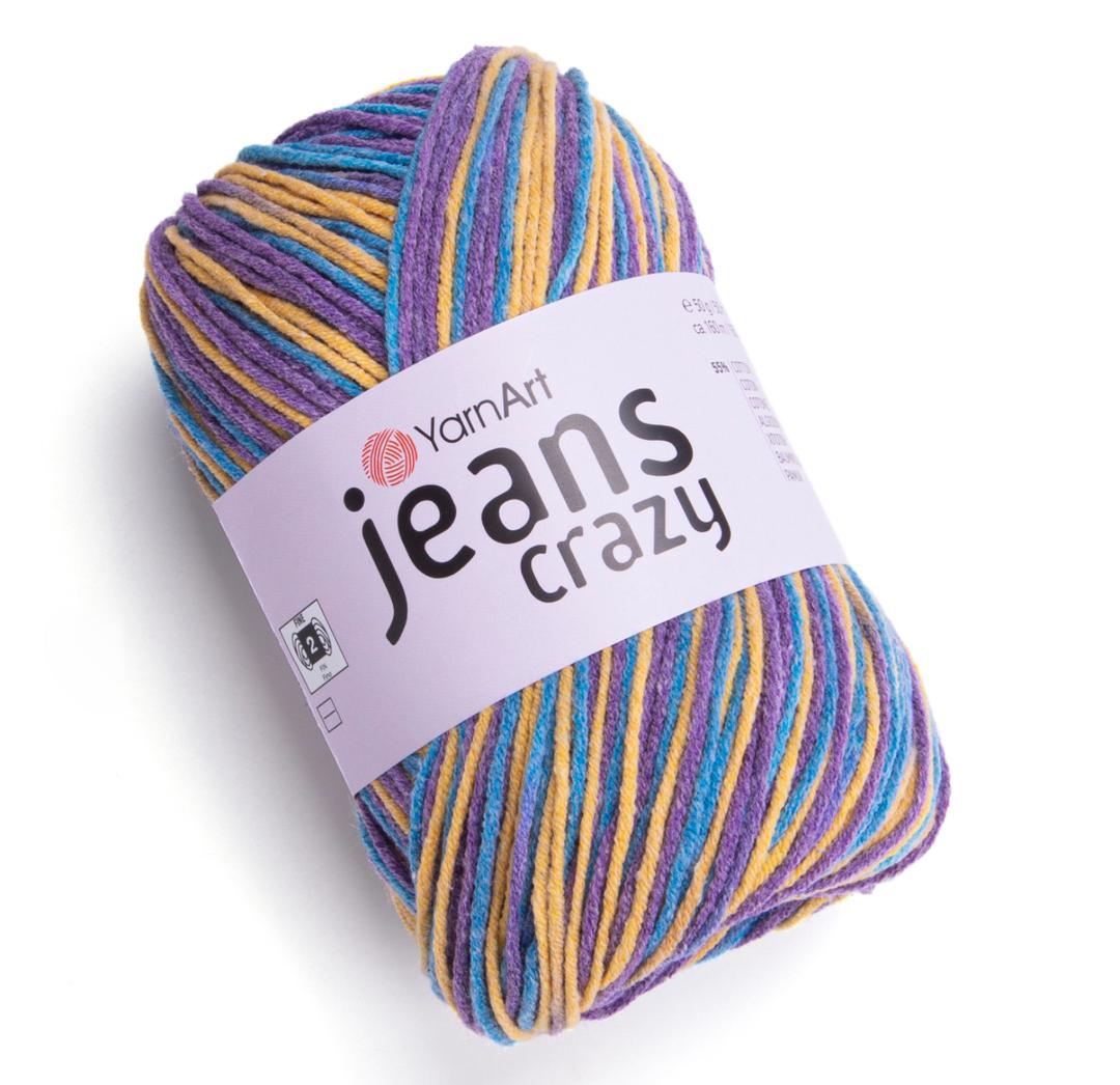 Пряжа Jeans Crazy 7210 Yarnart 