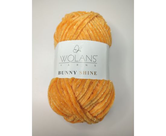 Пряжа Bunny Shine 820-43 Рыжий Wolans 