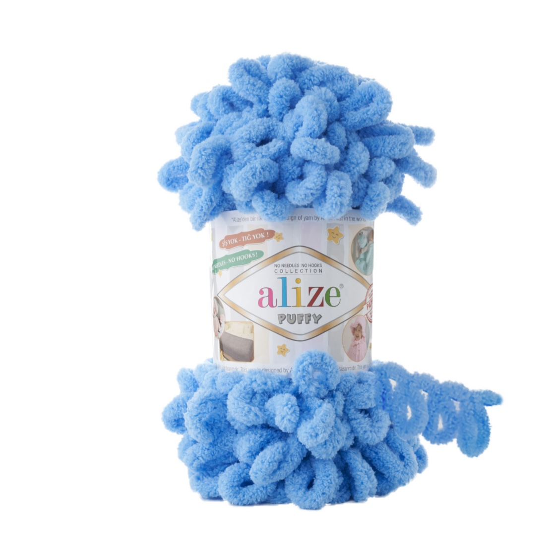 Пряжа Puffy 289 Синий Alize 
