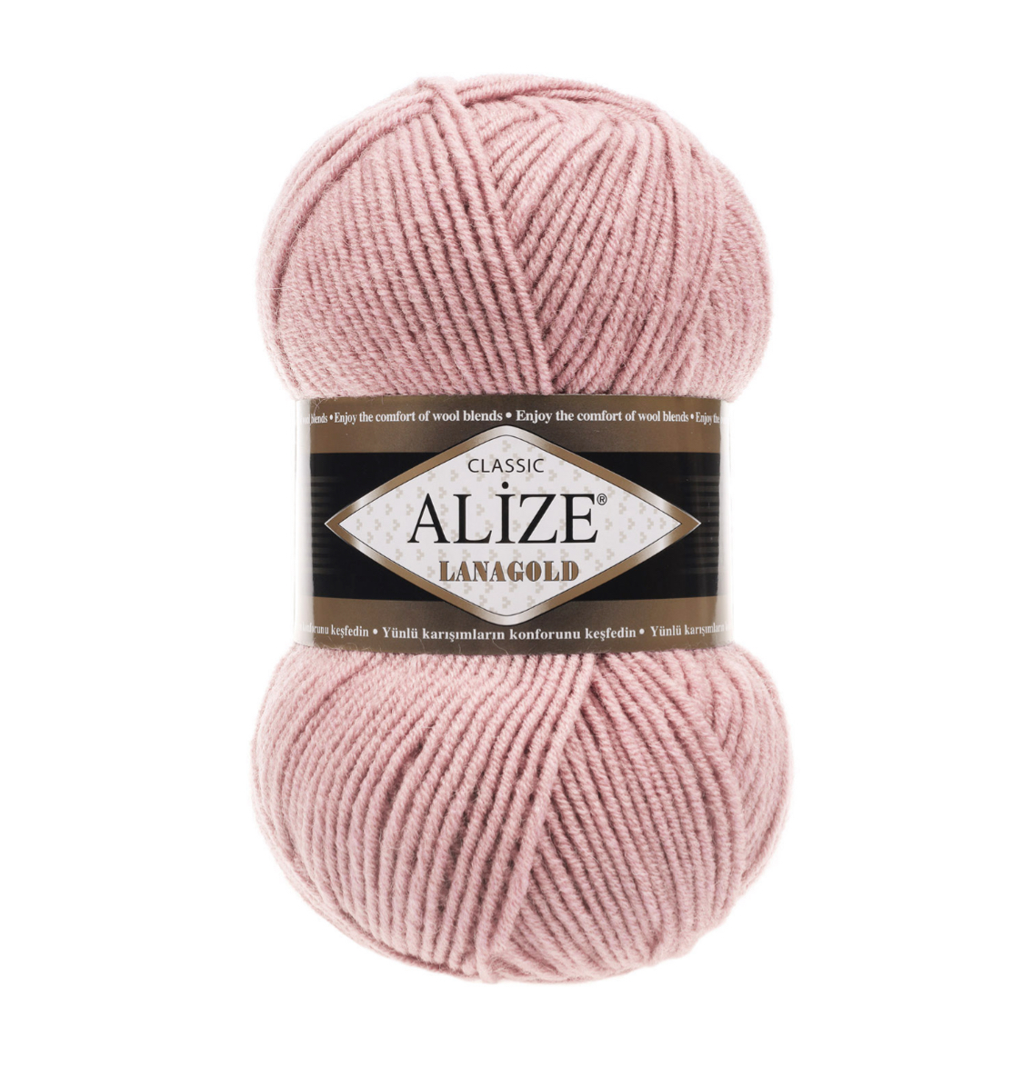 Пряжа LanaGold 161 Пудра Alize 