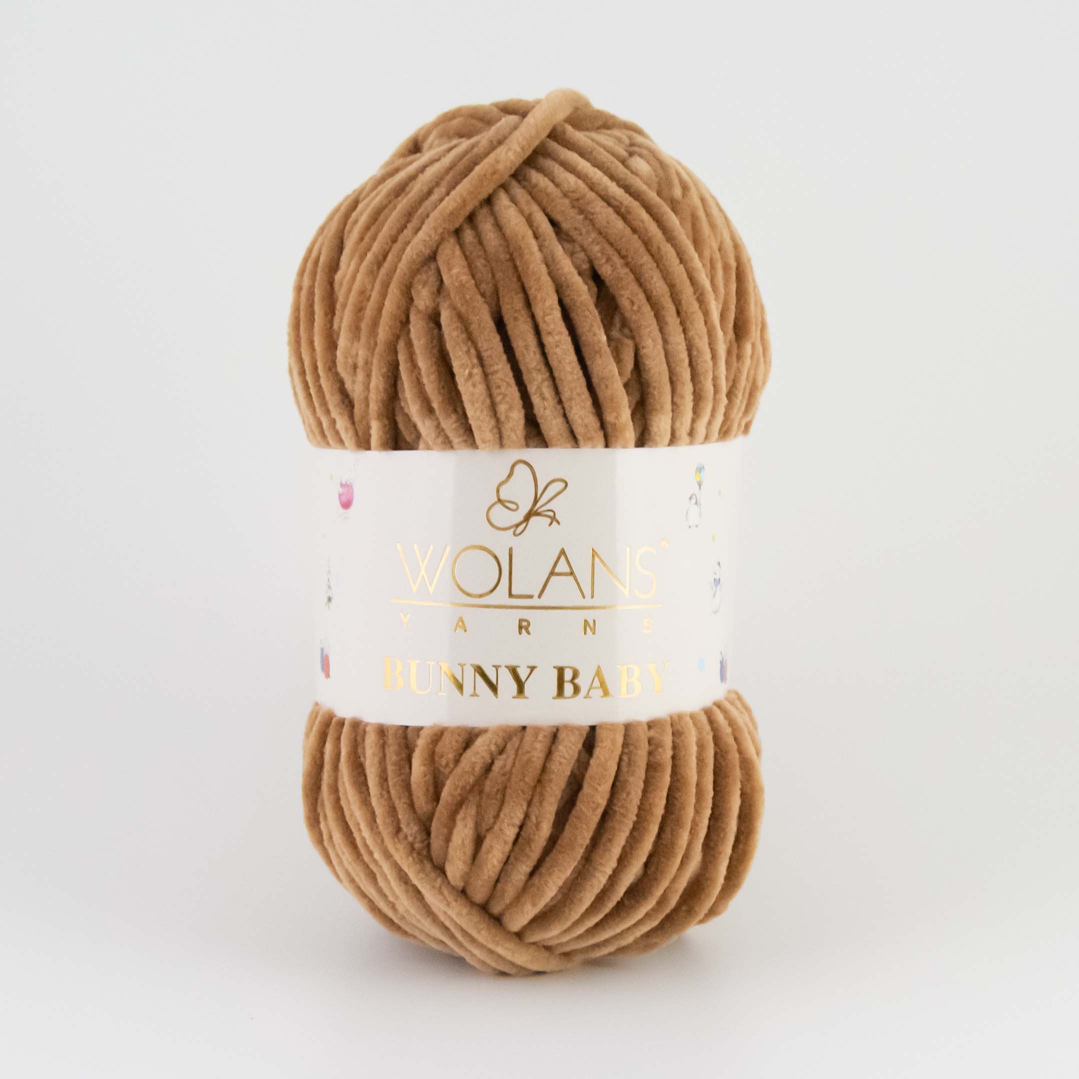 Пряжа Bunny Baby 10041 Какао Wolans 