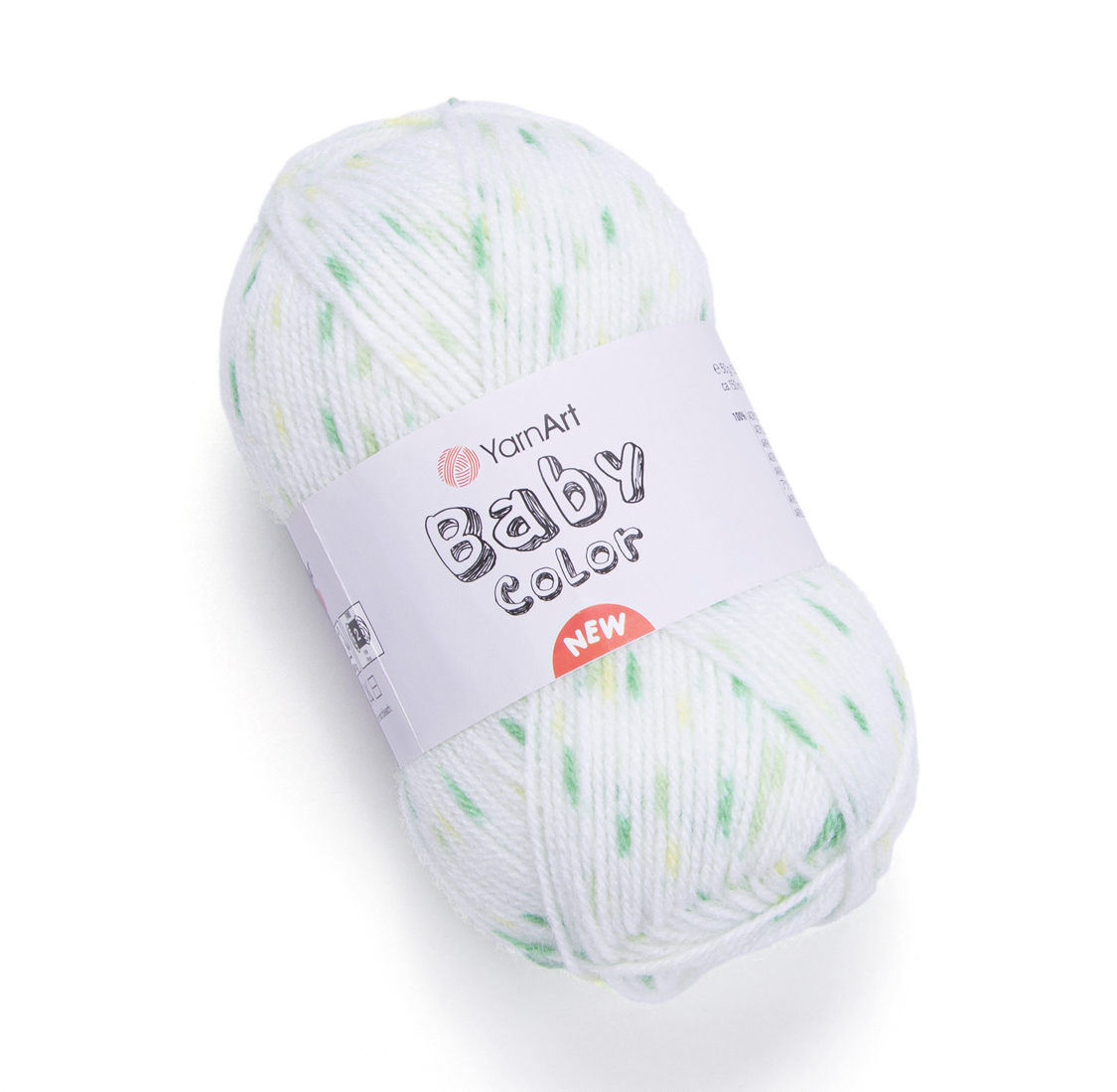 Пряжа Baby Color 216 Зеленый Yarnart 