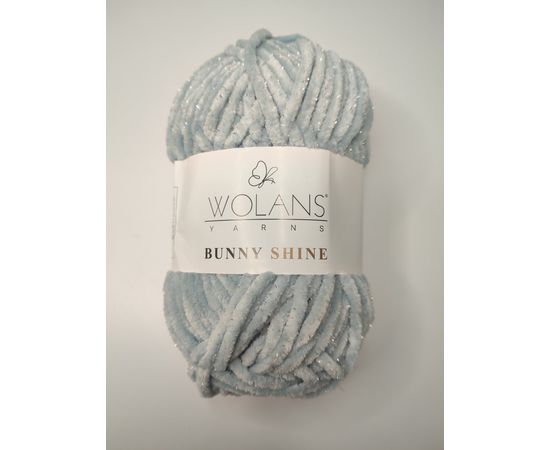 Пряжа Bunny Shine 820-48 Серо-голубой Wolans 