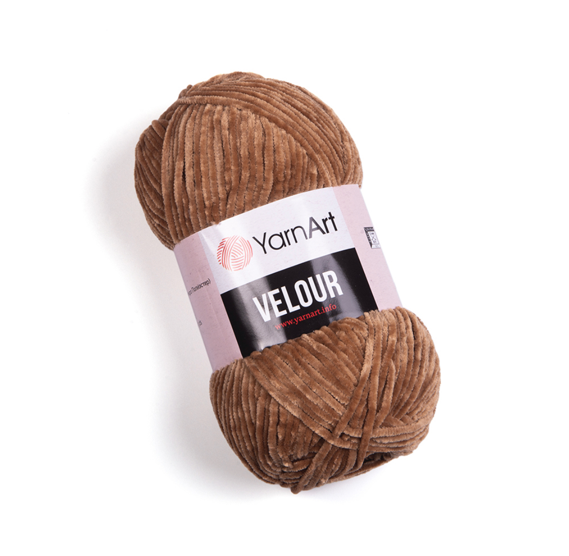 Пряжа Velour 849 Темно-бежевый Yarnart 