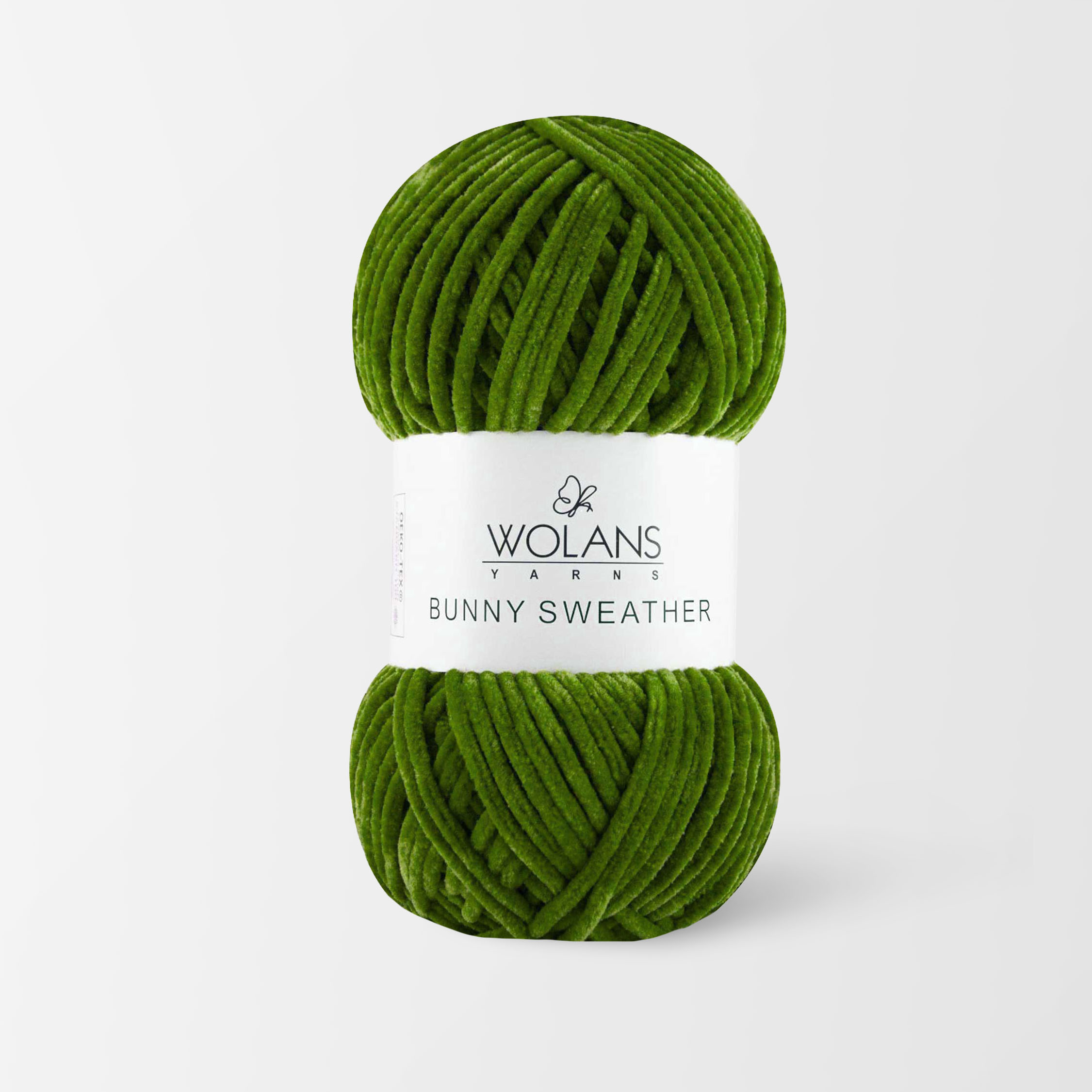 Пряжа Bunny Sweather 30032 Темно-зеленый Wolans 