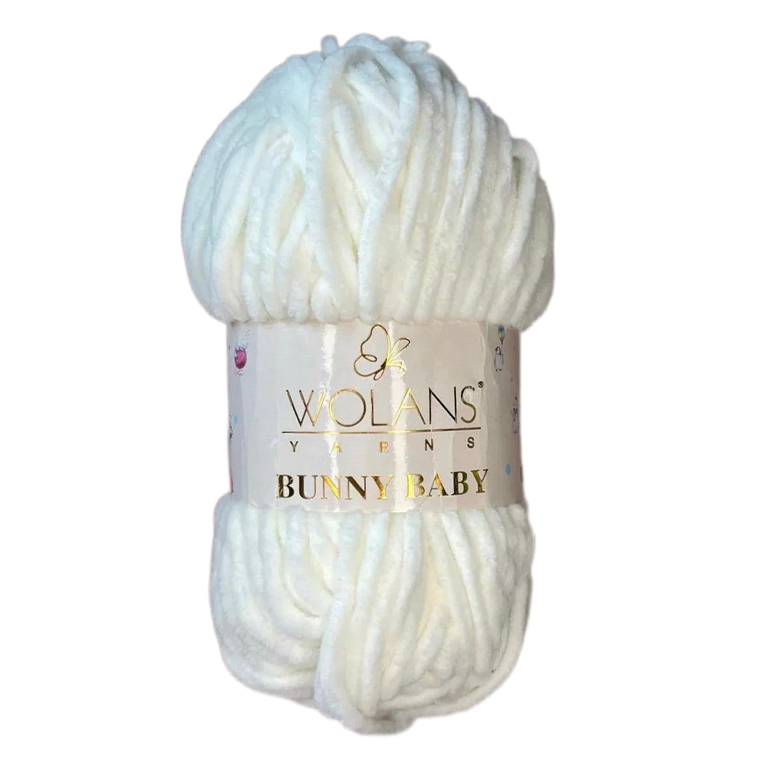 Пряжа Bunny Baby 10071 Сливочный  Wolans 