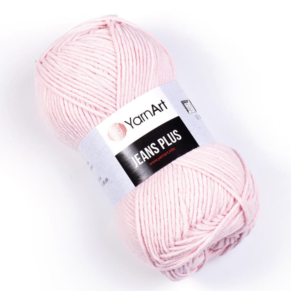 Пряжа Jeans Plus 18 Светло розовый Yarnart 