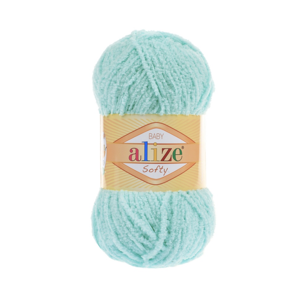 Пряжа Softy 669 Св. Бирюза Alize 