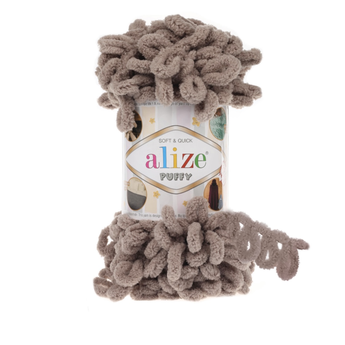 Пряжа Puffy 530 Норка Alize 