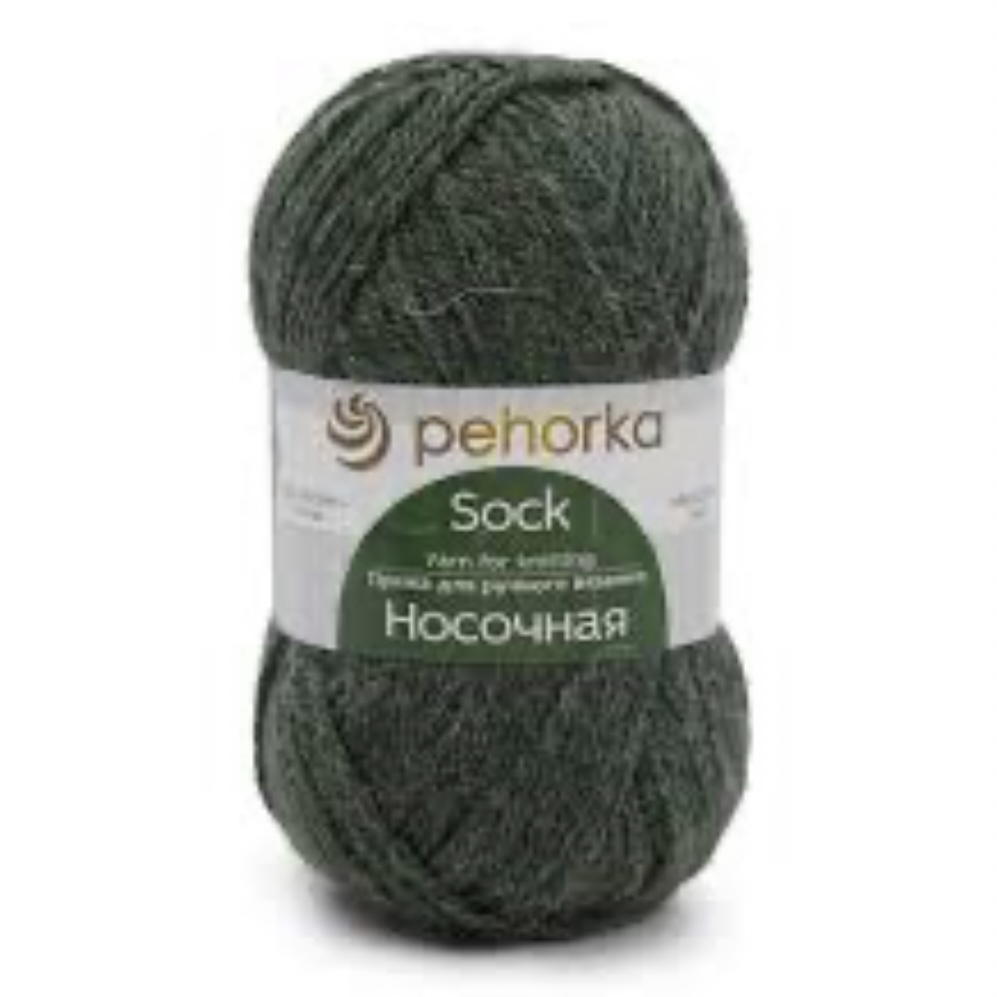 Пряжа Носочная 517 Корич.меланж Пехорский текстиль 