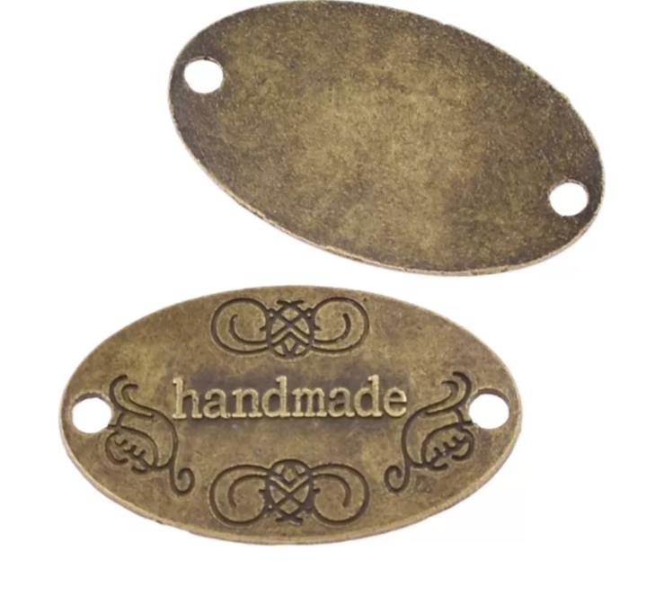 Бирка Hand Made бронза