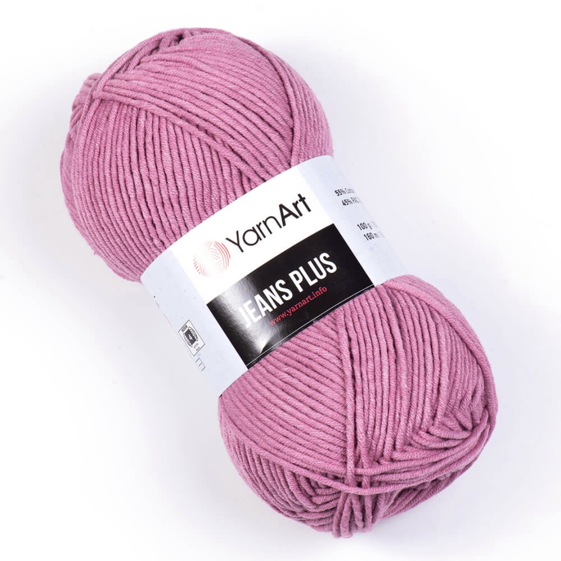 Пряжа Jeans Plus 65 Сухая-роза Yarnart 