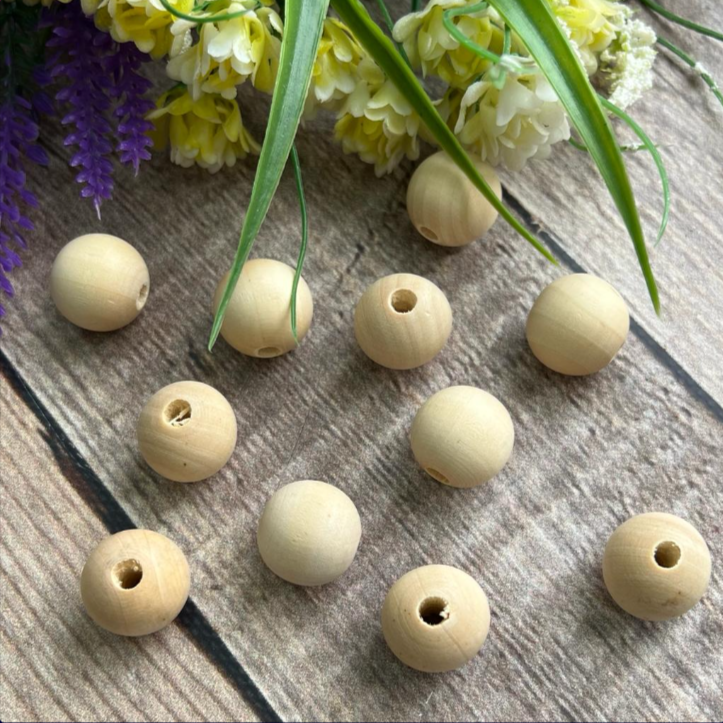 Бусина деревянная 22мм