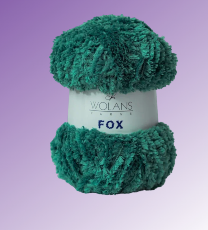 Пряжа Fox 26 Зеленый Wolans 