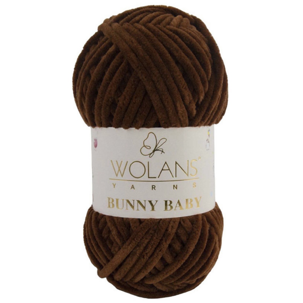 Пряжа Bunny Baby 10060 Каштан Wolans 