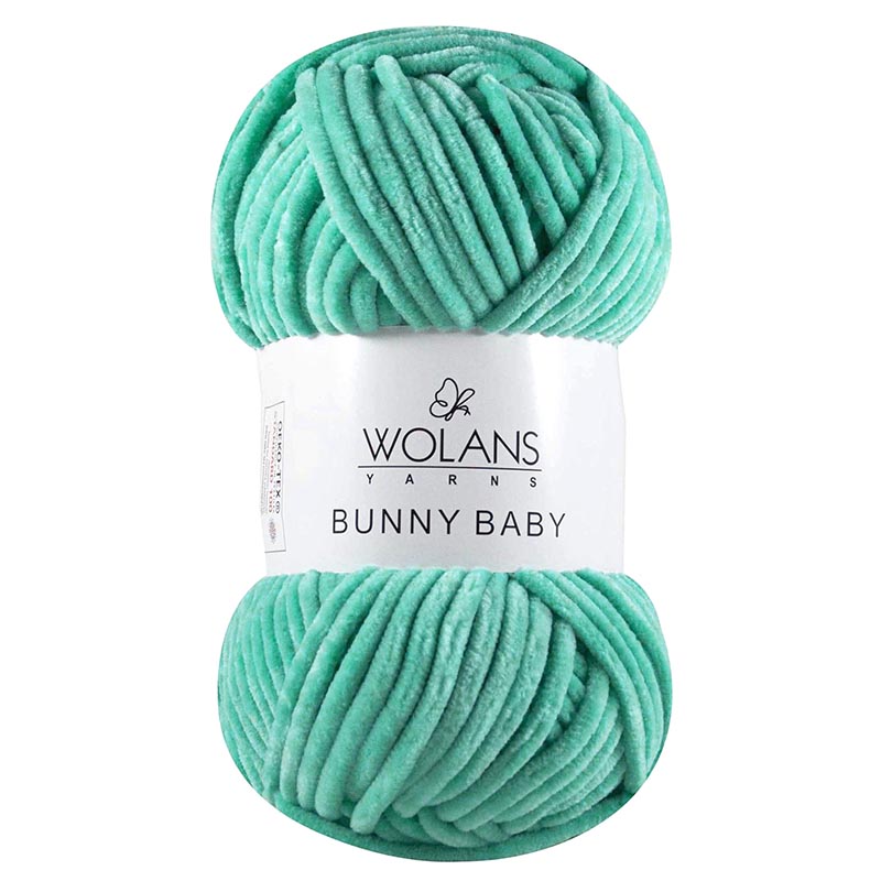 Пряжа Bunny Baby 10013 Бирюзовый Wolans 