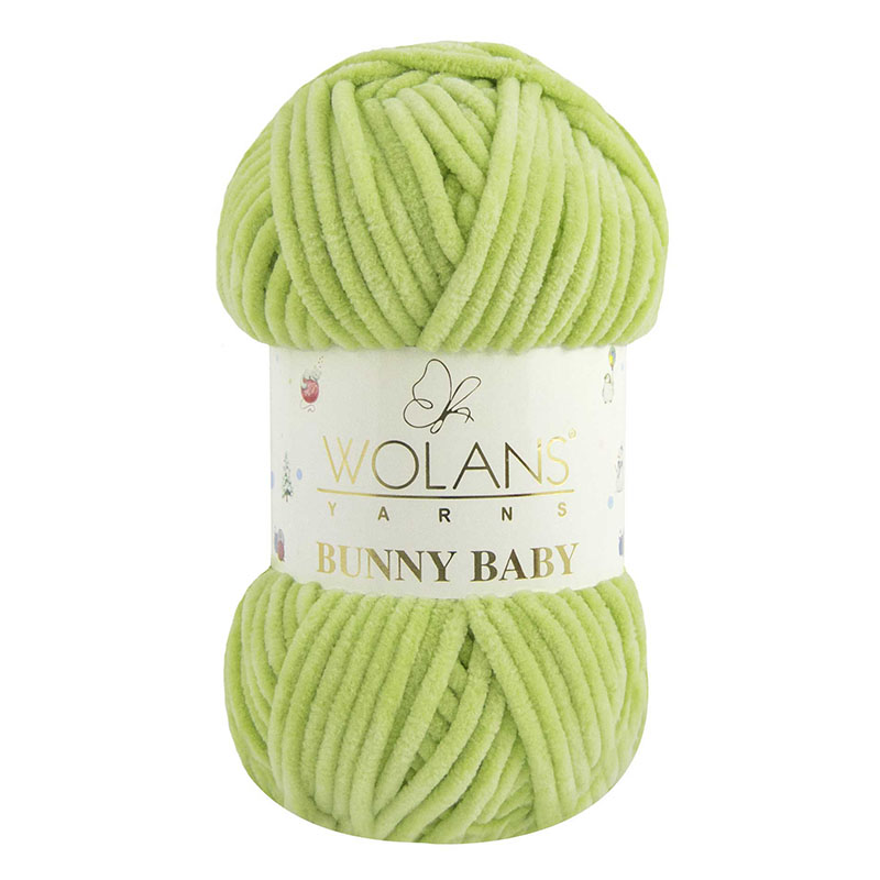 Пряжа Bunny Baby 10046 Фисташковый Wolans 