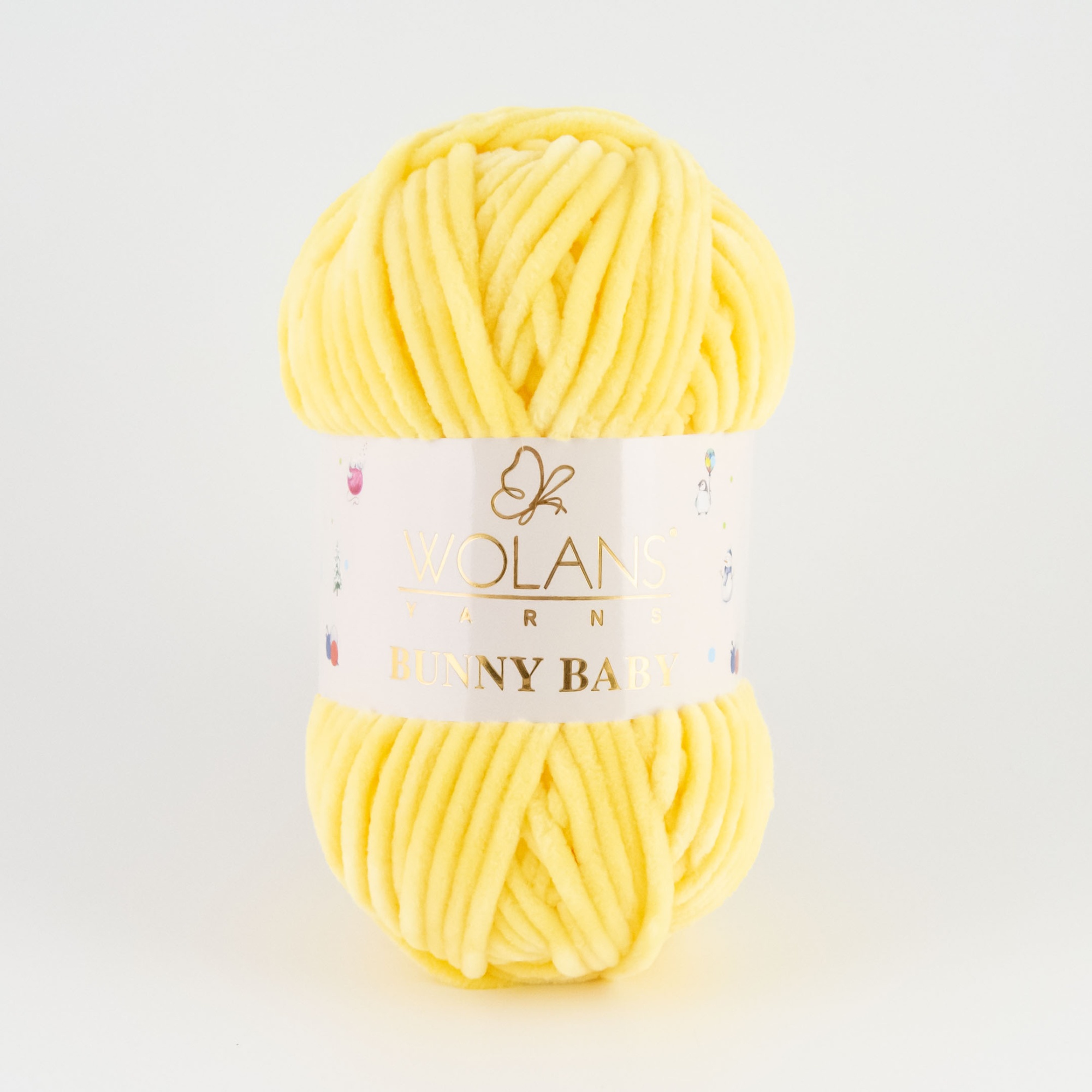 Пряжа Bunny Baby 10044 Светло-желтый Wolans 