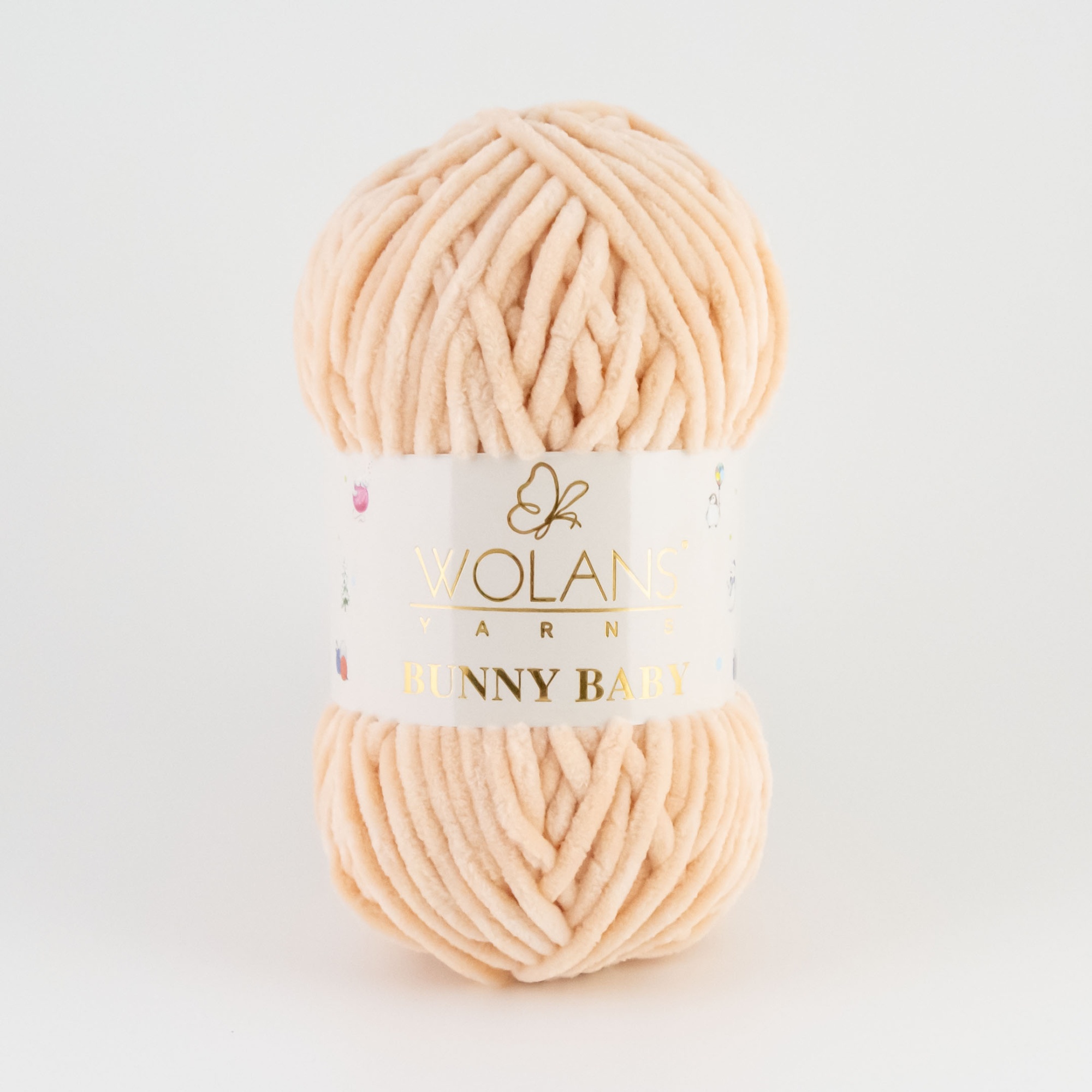 Пряжа Bunny Baby 10042 Светлый-персик Wolans 
